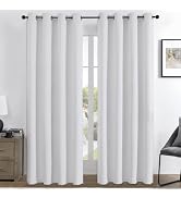 Joydeco 100% Blackout Curtains 96 Inches Long 2 Panels Set, Thermal Insulated Long Curtains& Drap...