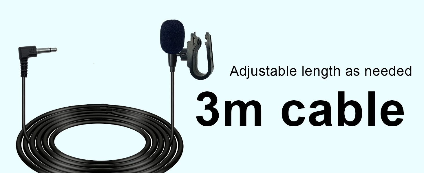 2.5mm External Car Microphone for Pioneer