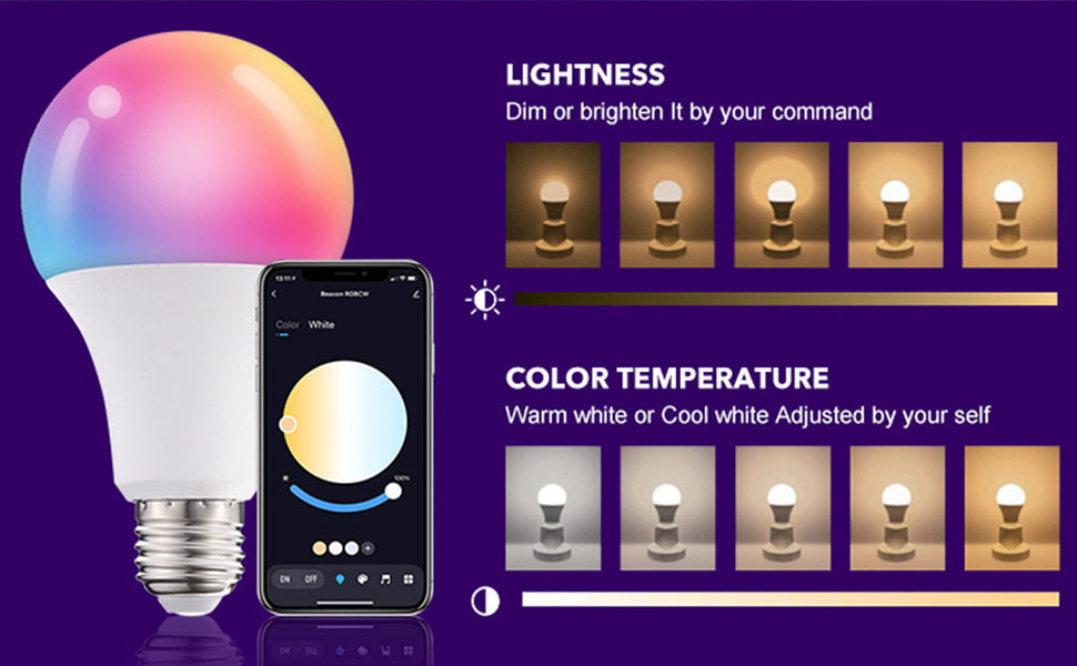 rgb led light bulb