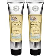 A LA MAISON Moisturizing Lotion, Fresh Sea Salt - Uses: Hand and Body, Argan Oil, Pure Shea Butte...
