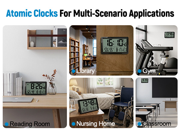 Digital Wall Clock Battery Operated