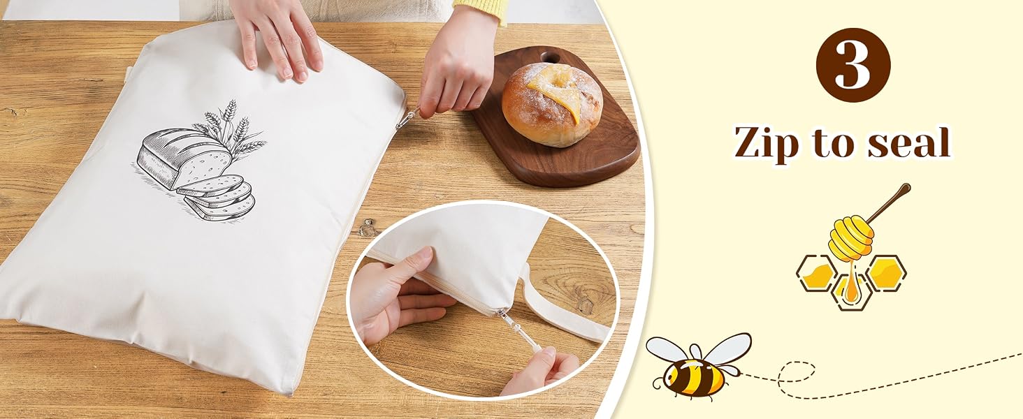 beeswax bread bag