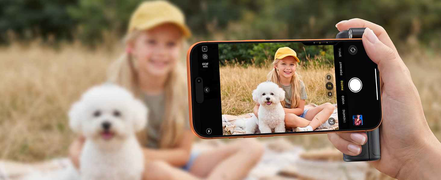 phone camera grip handle smartphone mobile selfie stick tripod for iphone 16 17 pro max