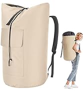 Heavy Duty Laundry Bag 115L, Sturdy Laundry Backpack Bag Extra Large, Dorm Room Essential for Guy...