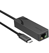 SABRENT USB Type-C to 5G Ethernet LAN Adapter – Aluminum Body, 5Gbps Multi-Gig LAN Speeds, Backwa...
