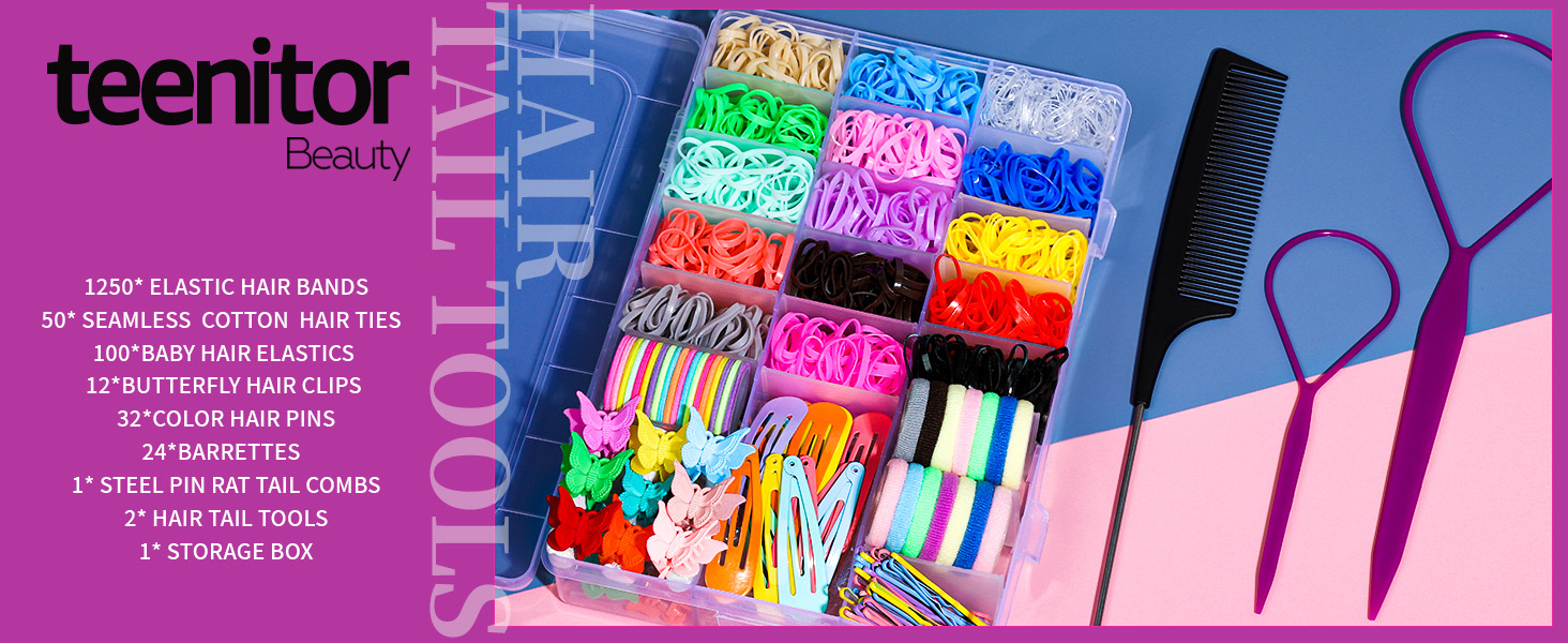 Elastic Hair Bands Kit