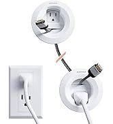 ECHOGEAR in-Wall Cable Management Kit - Includes Power & Low Voltage Cable Management - Hide TV W...