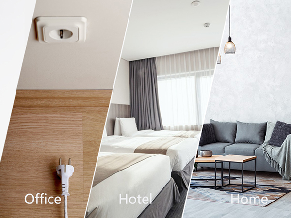 Essential Travel Partner: International power adapter is mini and lightweight