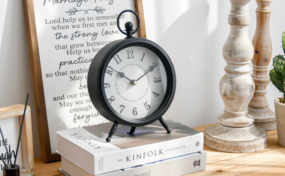 chicken table clock,mantel clocks battery operated,clocks for bedroom decor,black table top clock