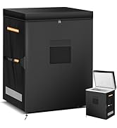 ZUYIYI Chest Freezer Protector, Outdoor 5 Cubic Feet, 420D Oxford Waterproof Full Cover with Top ...