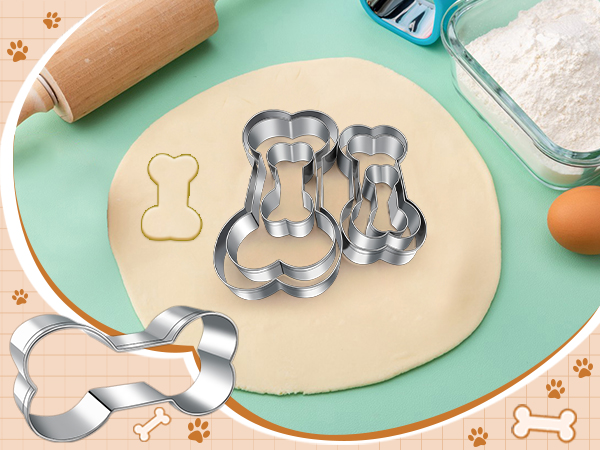 dog bone cookie cutters