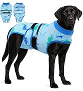 PUMYPOREITY Washable Dog Diapers, Escape-Proof Anti-Harassment Wear for Heat, Reusable Period Dia...