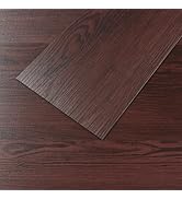 VEELIKE Mahogany Oak Vinyl Flooring Peel and Stick Floor Tile Waterproof Adhesive Vinyl Plank Flo...