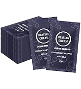 Travel Shaving Cream for Men, Individually Wrapped Mini Shaving Cream in Bulk, Disposable Travel ...