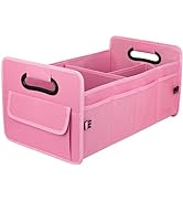 JiatuA Car Trunk Organizer Car Storage with 9 Pockets Collapsible Multi Compartment Waterproof Ad...