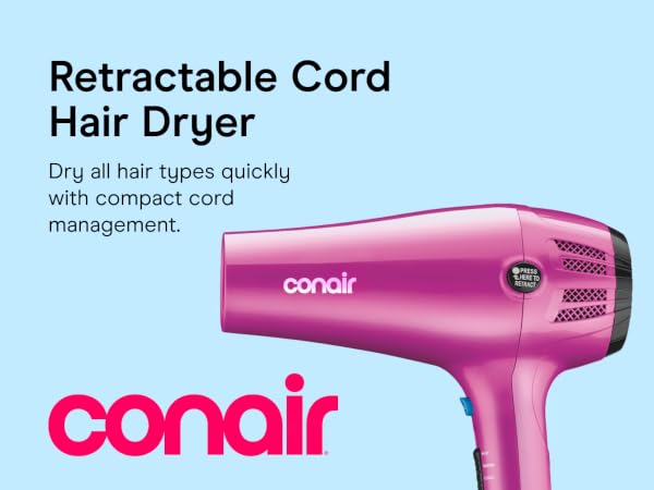 Retractable Cord Hair Dryer