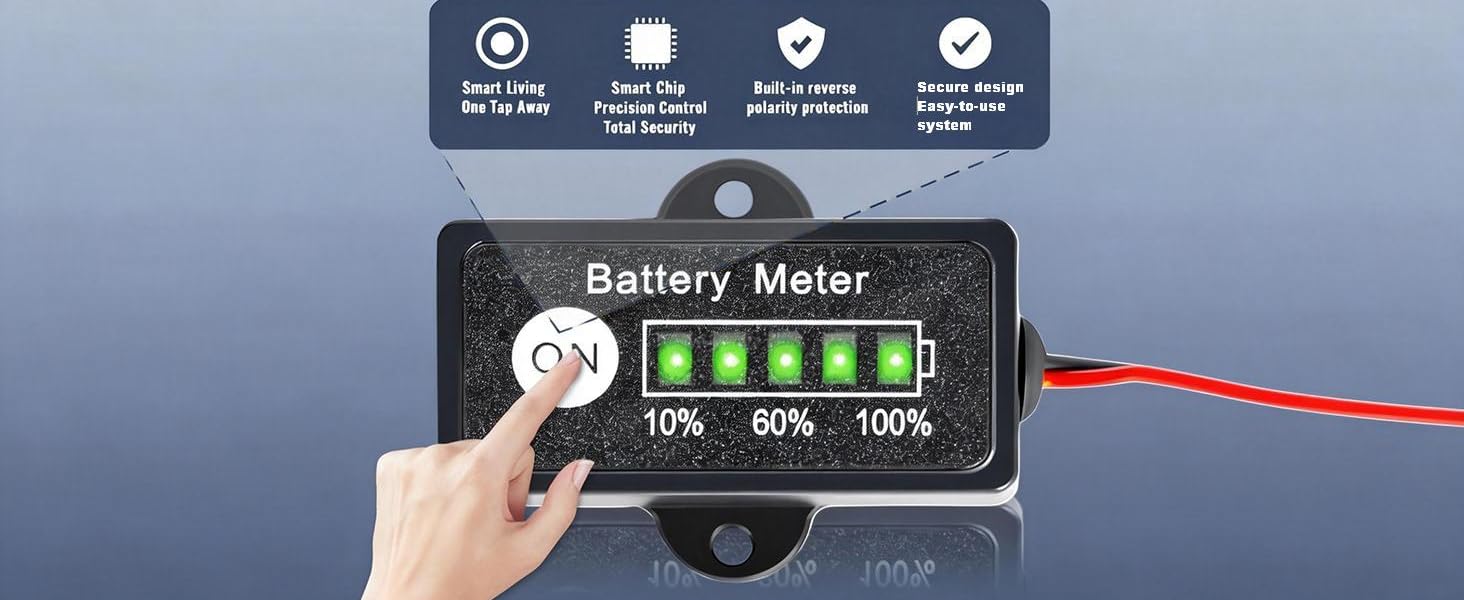 Lead acid Battery Meter battery fuel gauge agm battery tester lead acid battery tester