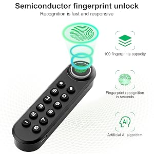 Fingerprint Cabinet Lock