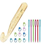 Mayboos 25mm Huge Crochet Hook, Large Yarn Crochet Hooks Needles, Extra Long Large Size Plastic H...