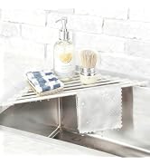 Credon Triangle Roll Up Dish Drying Rack, Foldable Anti-Slip Kitchen Sink Drainer Organizer, Sili...