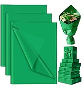 60 Sheets Green Tissue Paper Bulk, PLULON Gift Wrapping Tissue Paper for Packaging 14 x 20 Inch A...