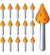 15-Pack Inflatable Torch Fun Torch Inflates - Perfect Olympic Decorations for Parties Olympic-The...