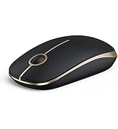 VssoPlor Wireless Mouse, 2.4G Slim Portable Computer Mice with Nano Receiver for Notebook, PC, La...