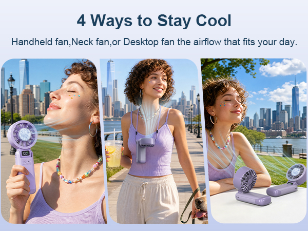 handheld fan portable