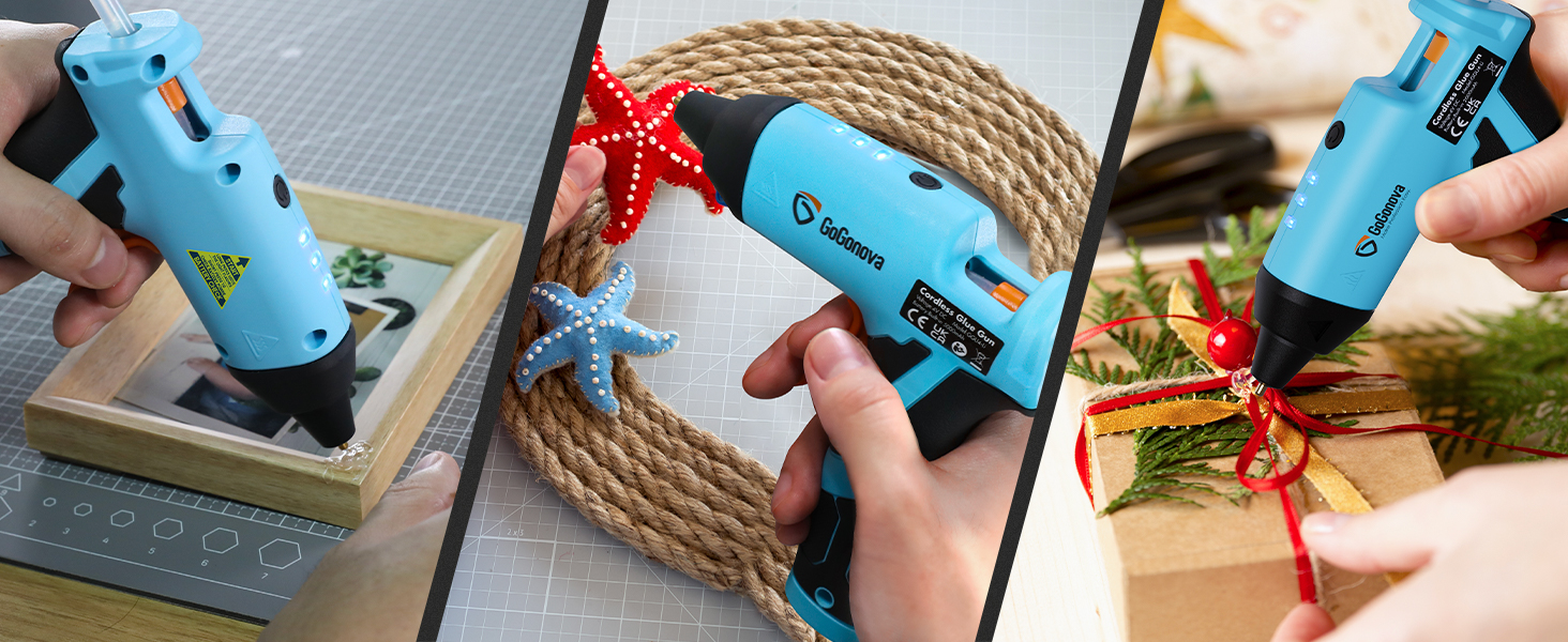 hot glue gun and stick set