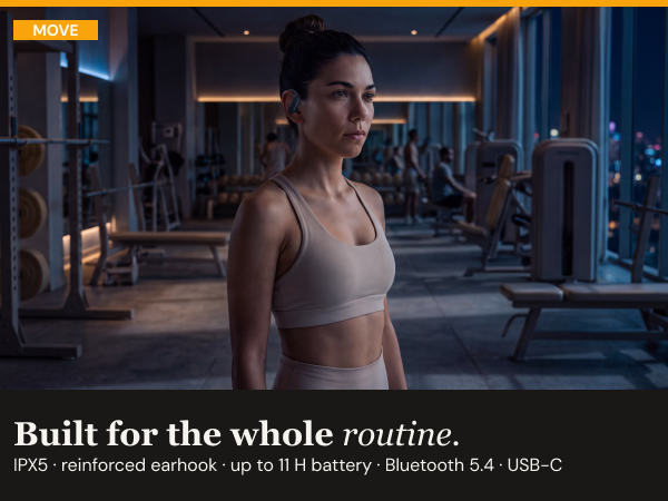 Built for the whole routine.