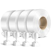 SUNLU 4KG Silk PLA Plus Filament Refill, No-Spool 3D Printer Silk Filament 1.75mm for Reusable Sp...