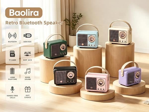 retro bluetooth speaker