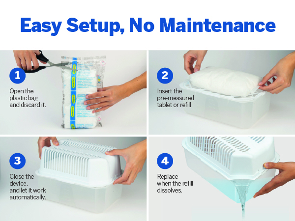 Ideal for closets, bathrooms, pantries, laundry rooms, and other enclosed areas