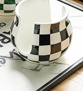 Checkered Sponge Holder for Kitchen Sink, Ceramic Dish Sponge Dish Rack Scrubby Holder Kitchen Or...