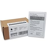 (50) Gorilla Supply Credit Card Cleaning Cards, Dual Side Card Reader Cleaner, POS Terminal Magne...