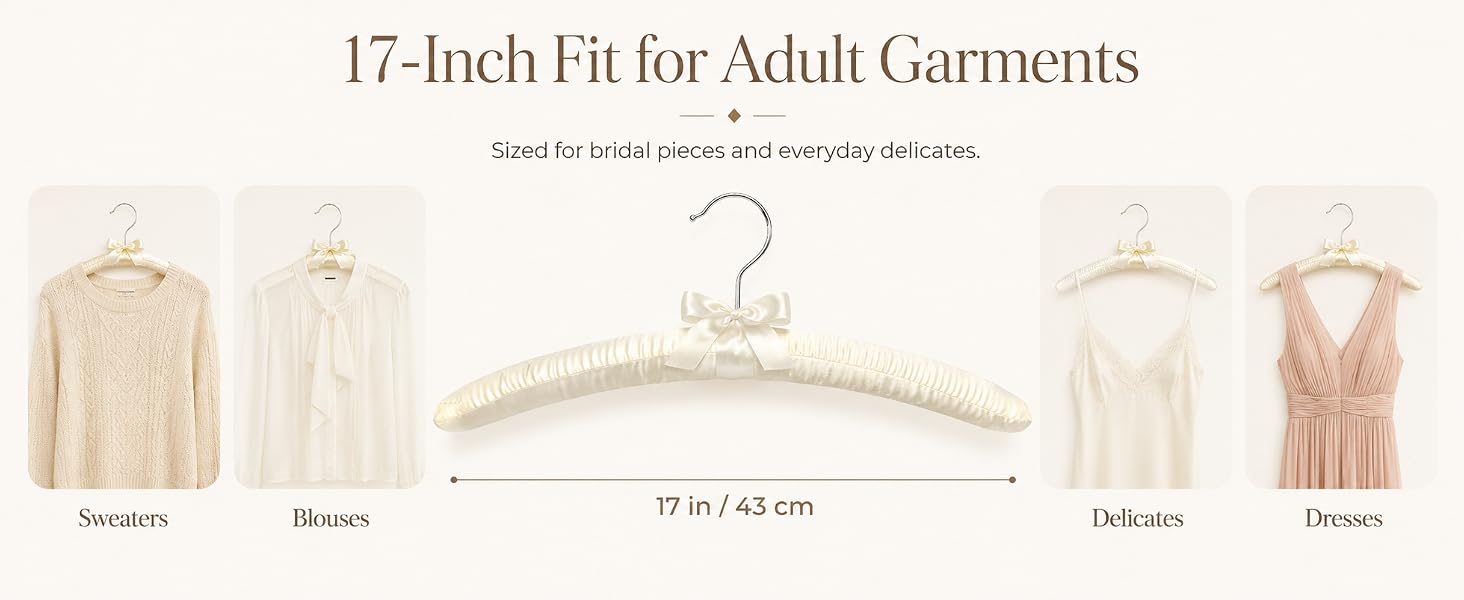 Wedding dress hangers