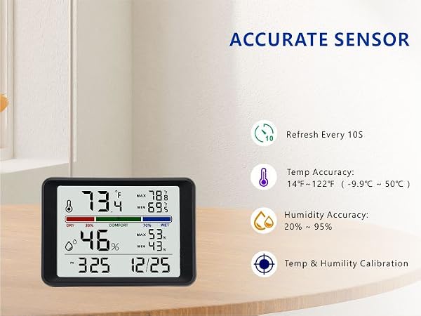 Digital Thermometer Hygrometer