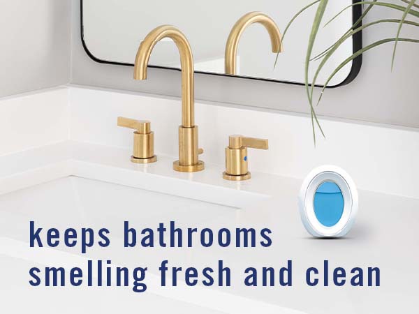 Keeps bathrooms smelling fresh and clean -M