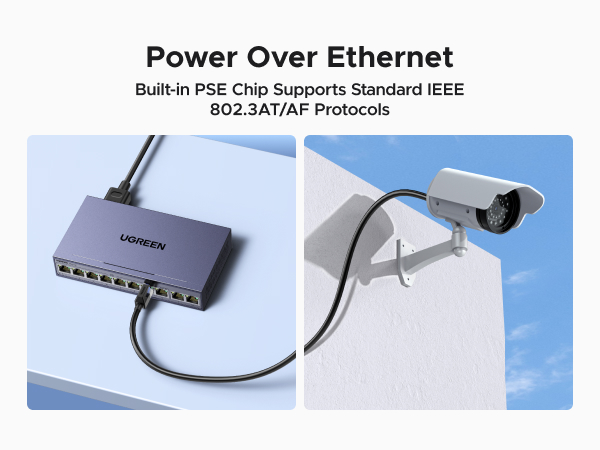 UGREEN Ethernet Switch 10-port PoE Switch