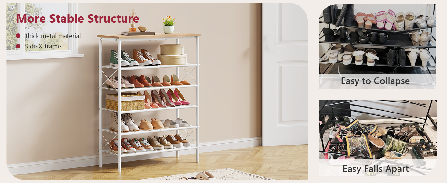shoe rack for front door entrance