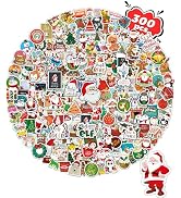 300PCS Christmas Stickers for Kids, Party Favors & Stocking Stuffers - Vinyl Water Bottle Sticker...