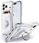 Shields Up Designed for iPhone 17 Pro Max Case, Minimalist Wallet Case with Card Holder (3 Cards)...
