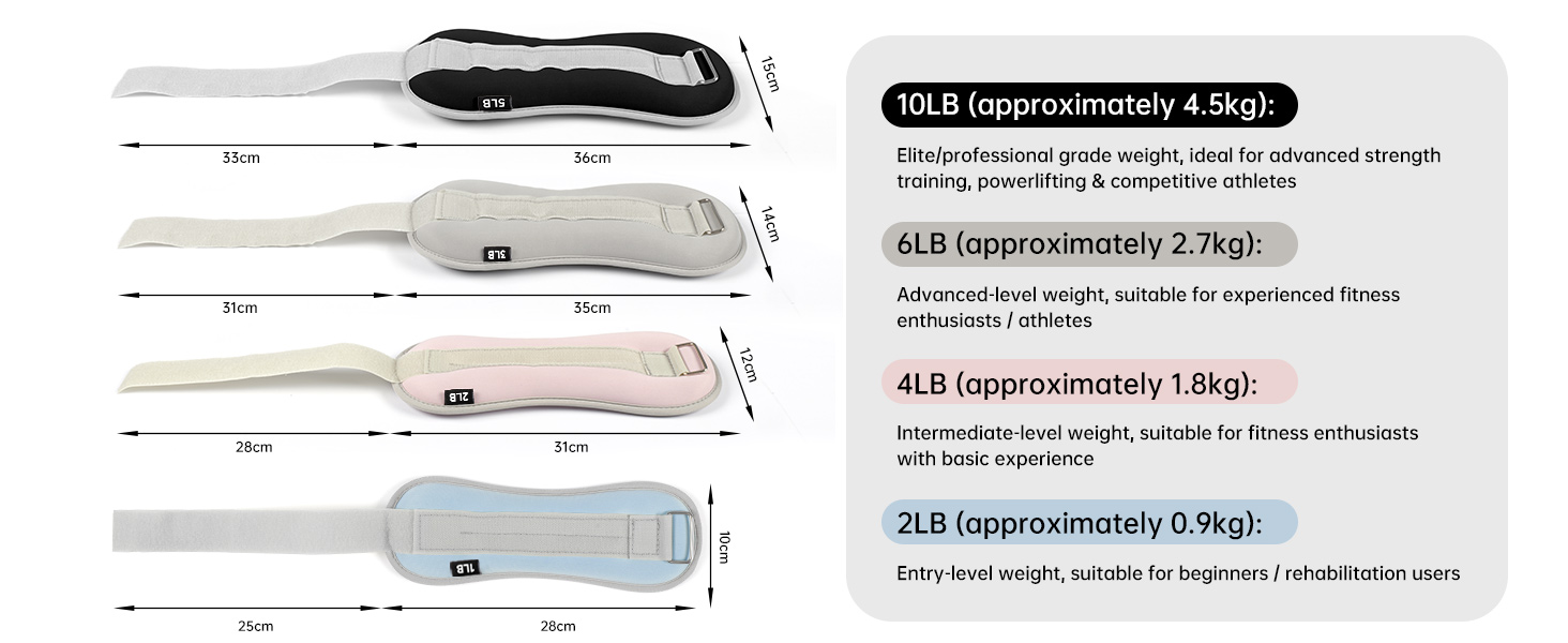 Wrist/Ankle Weights Set