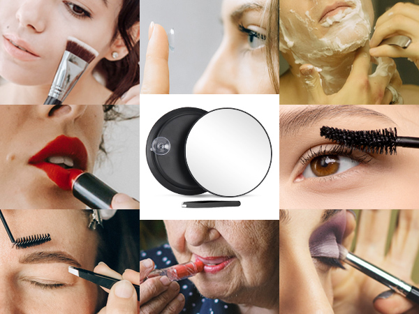 615 magnifying mirror with Tweezers