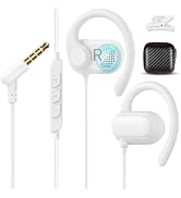 Open Ear Headphone Over Ear Hook 3.5mm Wired Earbuds for Chromebook School | Adjustable Hifi Jack...