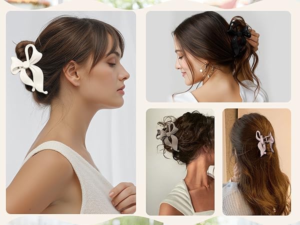 Shining hair clips