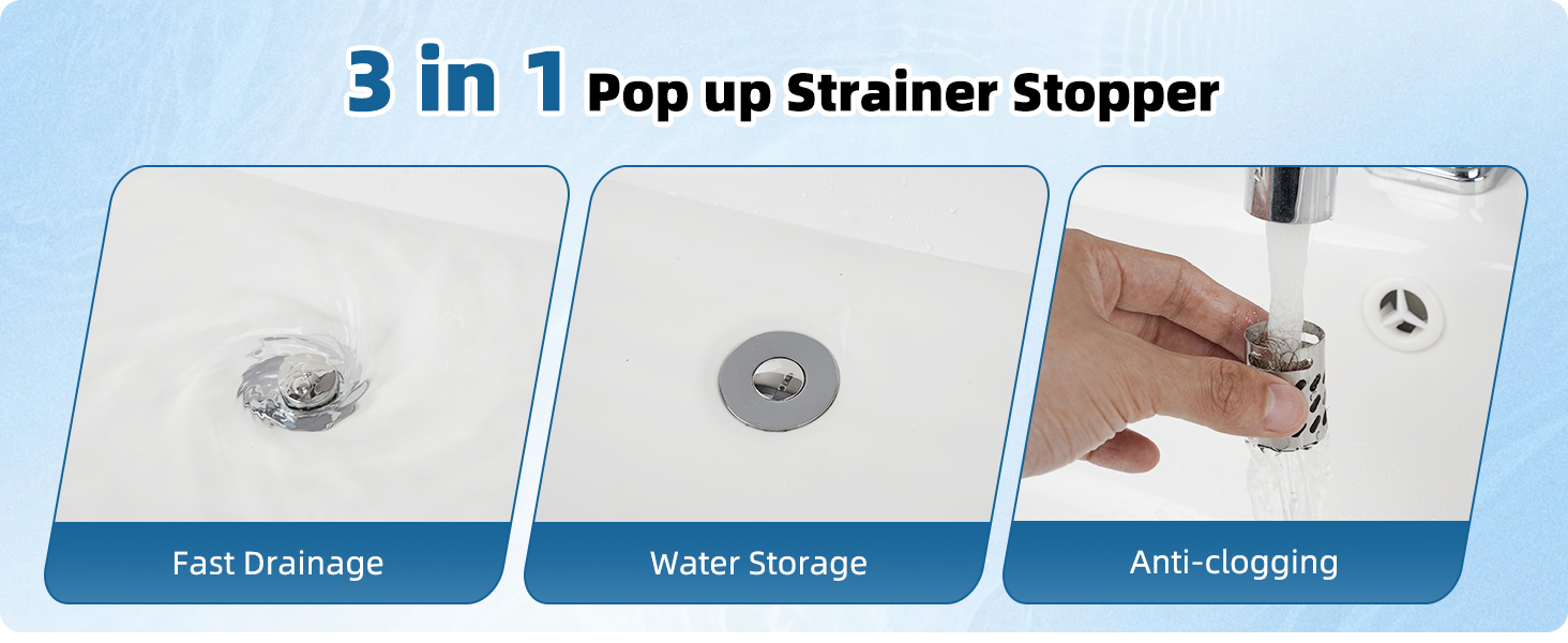 bathroom sink drain strainer