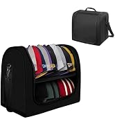 BLIRITEL Hat Travel Case, Cap Organizer for Baseball Cap Storage, Hat Storage Box Bag for 24 Caps...