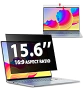 Laptop Privacy Screen 15.6 Inch 16:9 Aspect Ratio, Laptop Screen Privacy Shield Compatible With L...