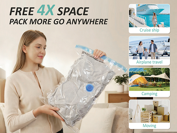 vacuum compression bags for travel